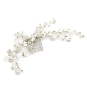 Vintage Leaf Branch Bridal Hair Comb Wedding Accessories