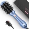 KINGA Hair Dryer Brush In One Blow Dryer Brush Professional Quality Hot Air Brush One Step Blowout Brush Hair Dryer and Volumizer for Drying, Straight