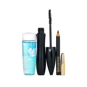 LANCOME - Hypnose Drama Set: Hypnose Drama Mascara #01 Excessive Black 6.5ml + Le Crayon Khol #01 Noir 0.7g + Bi Facial 30ml 882569 3pcs