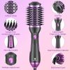 KINGA one-step hair dryer & volumizer hot air brush for Drying, Straightening, Curling