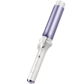 Fully Automatic Curling Stick Has 40mm Large Waves And Lasts For A Long Time (Option: Negative ion white purple-US)