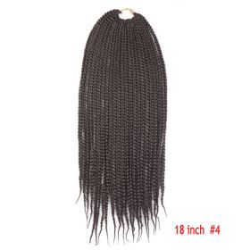 Crochet Hair Senegal Box Braids Braid Hair Extension (Option: S4-18Inch-5Pcs)