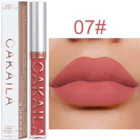 Women's Fashion Simple Waterproof Lip Gloss (Option: 7 Style)