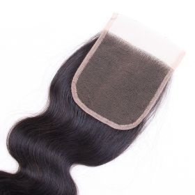 Real Hair Block Body Wave 4X4 Lace Closure (Option: Free part-8inch)