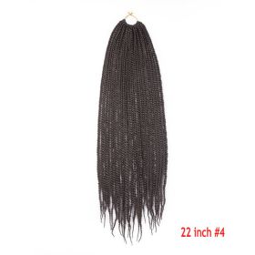 Crochet Hair Senegal Box Braids Braid Hair Extension (Option: S4-22Inch-1Pcs)