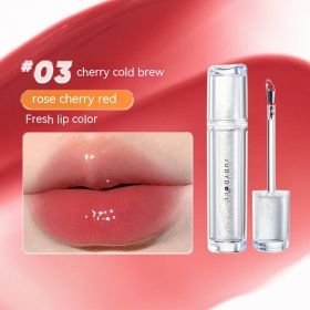 Lip Dew Mirror Water Gloss Lip Dew Is Not Easy To Fade (Option: 03color)