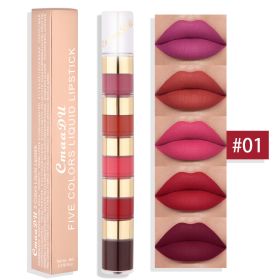 Women's Fashion Simple Long-lasting Lip Gloss (Option: 01 Style)