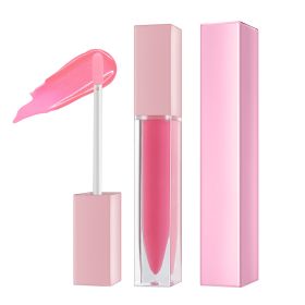 Lip Honey Matte Lipstick Glossy Clear Frosted Square Tube (Option: Style2-High gloss lip gloss)