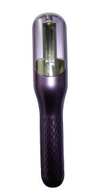 Rechargeable 2 In 1 Trimmer Hair Curler (Option: Spray Paint Purple)