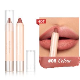 8-color Matte Lipstick Pen Waterproof No Stain On Cup (Option: 05 Style)