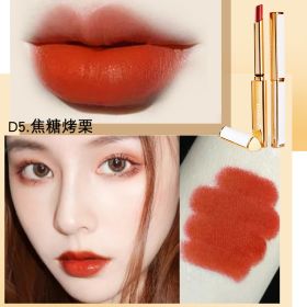 Thin Tube Lipstick Velvet Matte Lambskin Does Not Fade (Option: D5 Caramel Roasted Chestnut)