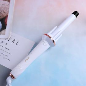 Electric Rotating Non-invasive Hair Iron Large Volume Wave Volume Female (Option: white-US)