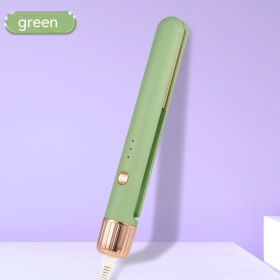 Mini Portable Two-in-one Small Hair Straightener (Option: Green Australian Standard)