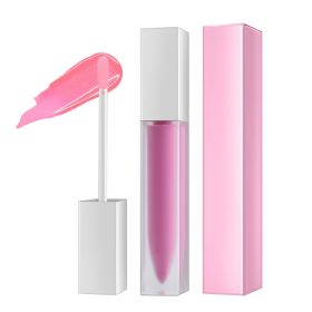 Lip Honey Matte Lipstick Glossy Clear Frosted Square Tube (Option: Style6-High gloss lip gloss)