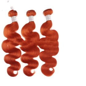 Real Hair Curtain Block Orange Europe And America (Option: Orange-8inch)