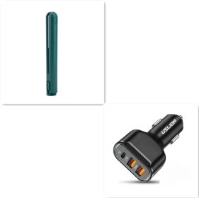 USB Portable Dormitory Available Wireless Hair Straighteners (Option: 5v Green MF004 Black)