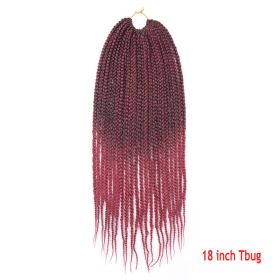 Crochet Hair Senegal Box Braids Braid Hair Extension (Option: Tbug-18Inch-5Pcs)