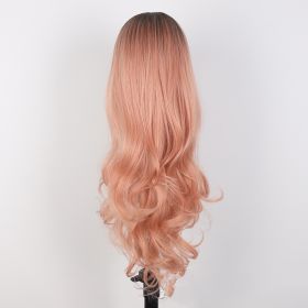 The New Rose Net Wig Is Thin And Straight With Long Curls (Color: Orange)