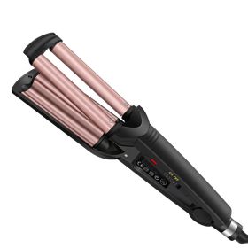 Small Roll Water Ripple Arc Wet And Dry Dual-use Hair Curler (Option: Pink-EU)